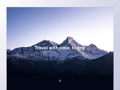 Seek - Travel Landing Page adventure agency animation booking app destination explore flight app homepage landing motion scroll travel trip uiux vacation web