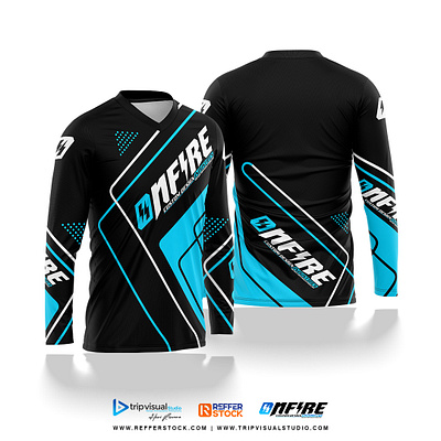 Long Sleeve Jersey Design for Motocross – Onfire 15 apparel clothes clothing design designer fashion fashion design graphic design jersey jersey design motocross mx print racing sublimation