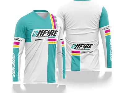 Long Sleeve Jersey Design for Motocross – Onfire 17 apparel design designer fashion fashion design graphic design jersey jersey design motocross mx print racing sublimation