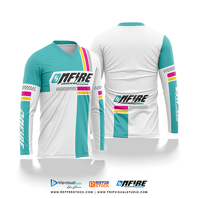 Long Sleeve Jersey Design for Motocross – Onfire 17 apparel design designer fashion fashion design graphic design jersey jersey design motocross mx print racing sublimation