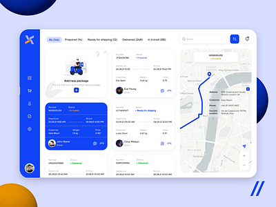 Logistics Platform animation app dashboard delivery design logistics map mvp online parcel platform purrweb startup tracker tracking transport ui ux web website