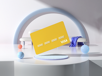 Credit Card 3d 3dart art c4d cinema4d colorful creditcard design illustration motion graphics render