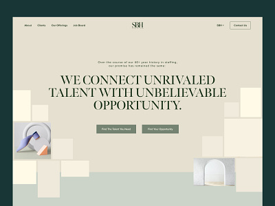 SBH Fashion b2b business development fashion homepage typography ui ux web website wordpress