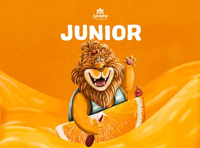Junior | Juice Packaging for Kids branding design digital painting graphic design illustration packaging