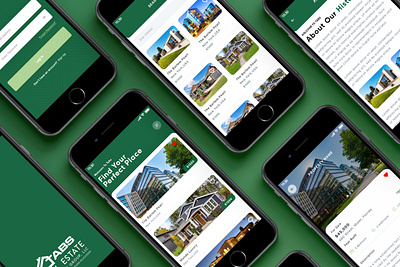 Real Estate App branding real estate ui