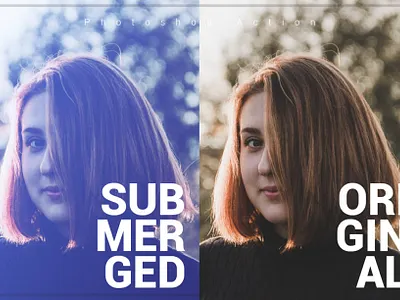 Sub Merged - Free Photoshop Action image