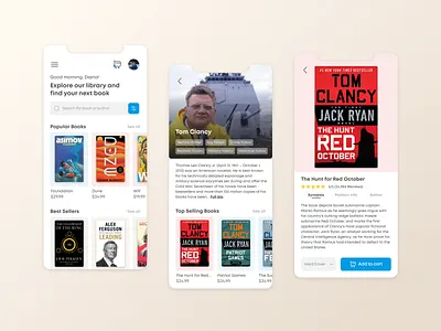 Book Shopping App app app design book card card ui ecommerce product design shop shopping ui ux