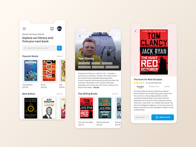 Book Shopping App app app design book card card ui ecommerce product design shop shopping ui ux