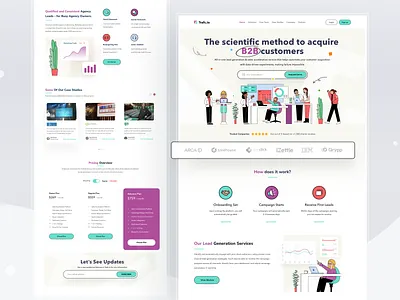 Trafc.io Service Landing Page branding clean design hero illustration illustration website landing page minimal ui ui design uiux uiux design ux ux design vector website website design