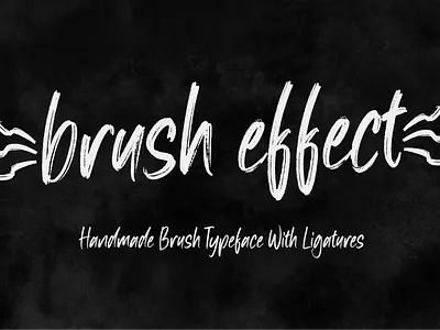 Brush effect 3d animation branding design font graphic design icon illustration lettering logo motion graphics typography ui vector