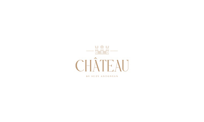 Chateau brand candle castle chateau clean expensive fire flame glamour identity jar label logo luxury mark packaging rich symbol tag vintage