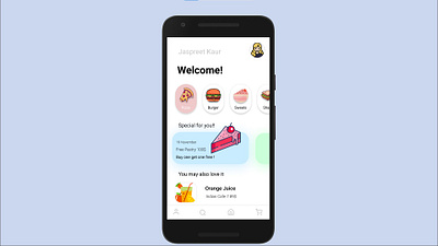 "Online food delivery mobile app" design figma ui ux