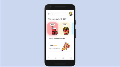 "Online food delivery mobile app" design figma ui ux