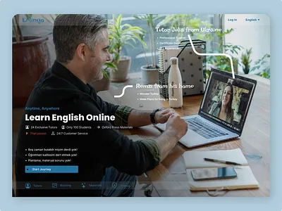 E-learning Platform | Landing page creative design designer entry point figma landing page onboarding ui ux website