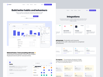 Conjure.so Website app clean design landing page product design site ui web app website website design