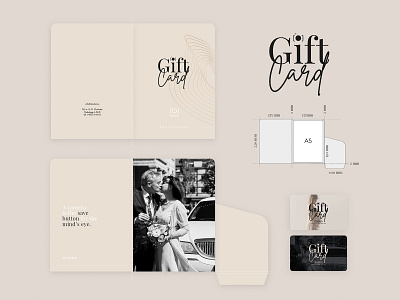 Gift Card & Packaging communication gift card graphic design packaging
