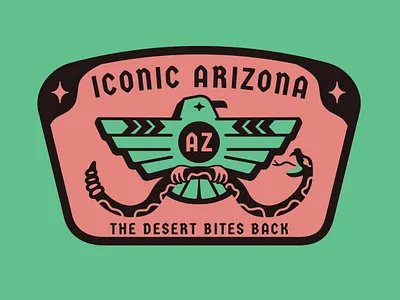 Iconic Arizona design graphic illustration vector