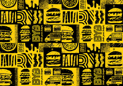 BYB - Build Your Burger behance brand branding burger creative design designer dribbble graphicdesign illustration illustrator logo production video