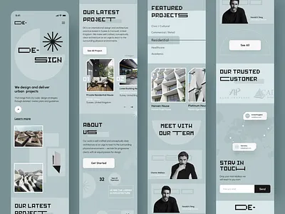 Architectural Studio Responsive Website agency architectural architecture architecture design civil engineering design studio interior design orix product property real estate responsive sajon ui designer visual designer web web design website