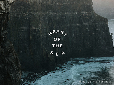 Heart of the Sea - Font design fishing font geometric natural nature ocean organic sea simple type