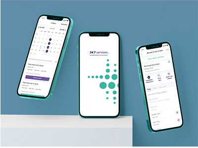 24/7 Services app colors design health mobile design ui ux web design webapp