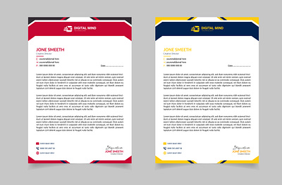 Creative Letterhead Design advert branding clean letterhead corporate letterhead creative letterhead design graphic design letterhead logo