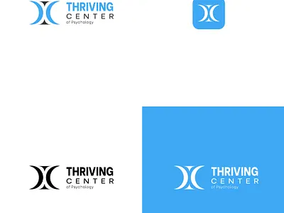 Thriving Center Logo branding logo logo design vector