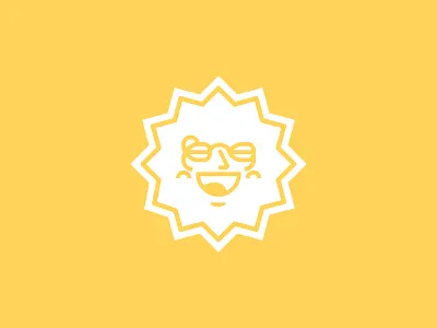 sole pasta branding icon pasta sun