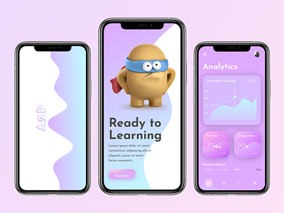 Analytics App UI Design analitycs app app design design figma learning app mobile ui ui design uiux