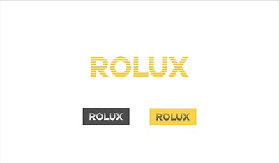 Rolux Window Blinds Logo branding design logo typography vector