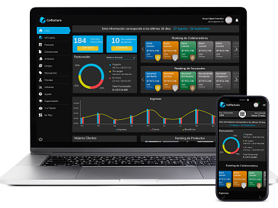 Colfactura: Electronic billing app graphic design interfaces product design ui ux