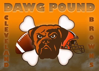 Dawg Pound design graphic design photoshop