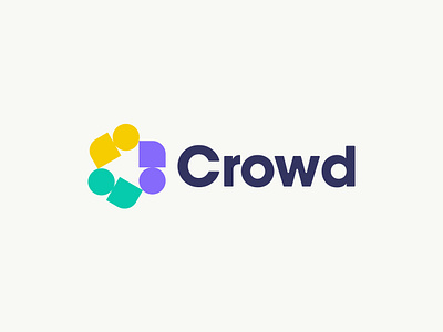 Crowd Logo brand identity branding community logo crowd logo icon identity logo logo design logo designer logo mark logodesign logos logotype modern logo monogram peoples logo symbol team logo typography vector