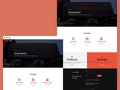 IntegrityPBX · Landing Page css3 design html5 javascript ui design