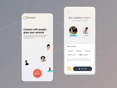 Connect App Concept app app ui best ui cleam app clean clubhouse community community app design dribble best shot instagram minimal sharing sicial media app social social media ui ui design ux ux design