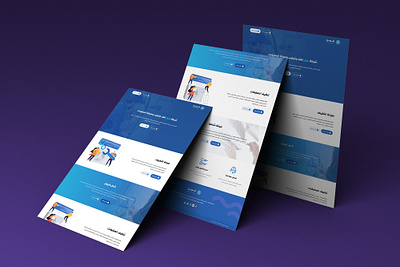 Freezer Landing Page air branding conditioning design illustration landing minimal page ui uidesign uiux user interface design تصميم صفحات مواقع هبوط واجهة المستخدم