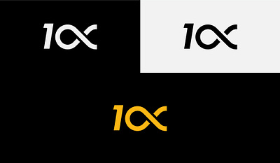 10 X Brand Identity logo