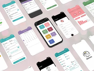 Reinsta App Prototype app branding design icon illustration logo typography ui ux vector