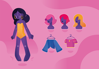 Create your vector character 2d adobe illustrator app cartoon character flat game graphic design illustration vector
