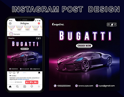 Luxury Car Ads Instagram Post Design banner design branding car banner graphic design instagram ad instagram stories social media design social media post