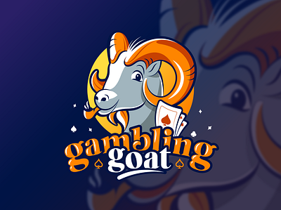 Gambling Goat animal design brand identity branding cartoon design cartoonist creative logo design gambling logo design goat logo design hand drawing icon design illustration logo mascot logo design minimalist logo pet logo design professional logo