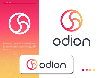 Odion Logo Design abstract logo adobe illustrator brand identity branding creative logo design dribble free logo graphic design illustration khaled pappu logo logo design logo designer logos new logo 2022 odion odion logo professional logo