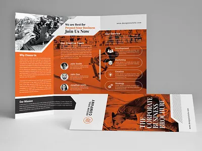 Trifold Brochure annual annual report catalog clean creative design fold fold catalog fresh illustration indesign information magazine multipurpose print printable purpose template trifold trifold brochure