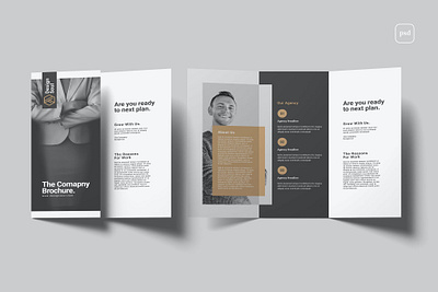 Trifold Brochure brochure catalog clean design flat flat product fold fold brochure graphic design illustration indesign magazine mockups motion graphics print printable psd template trifold trifold brochure