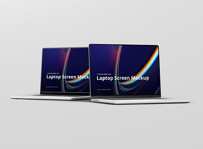 Laptop Mockup Pro abstract clean design device display laptop laptop pro mac macbook macbook pro mockup phone mockup presentation realistic simple theme ui ux web website