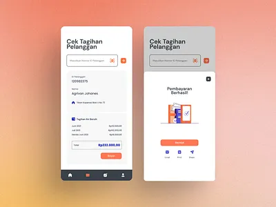 Simple & Clean Payment Design app design ui