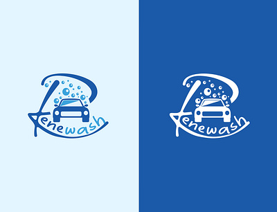 Car Wash - Logo Design branding car wash graphic design logo design marketing mobile app typography vector