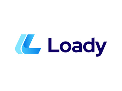 Loady Logo 2021 3d abstract app branding branding design check mark clean dynamic freelancer illustration letter l logistic logo modern motion graphics movement trending ui unique