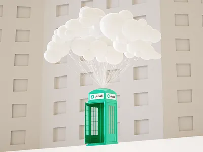 London Office PR Stunt 3d aircall london office opening phone booth pr stunt uk