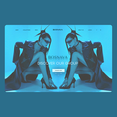 Bosnava branding design graphic design typography ui ux web design